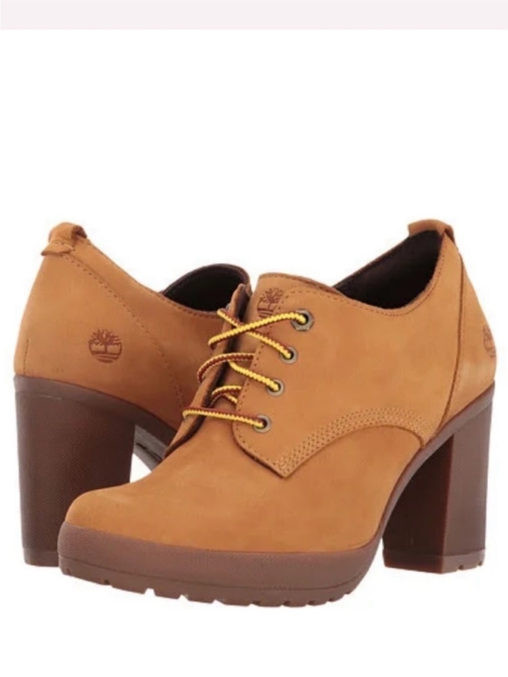 TIMBERLAND Camdale Nubuck Oxford Ankle Boot with Block Heel